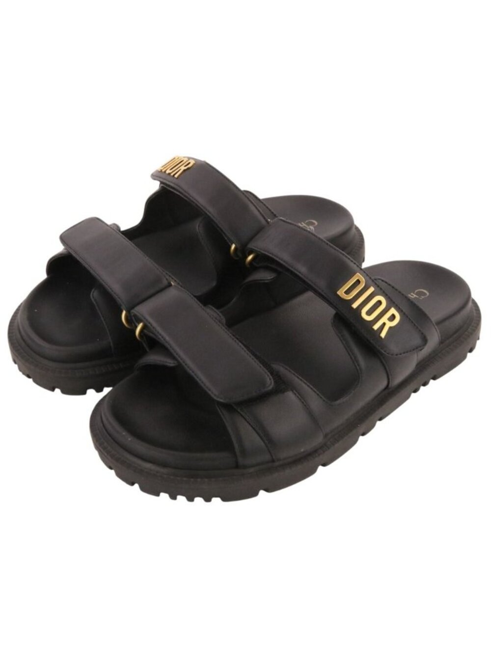 Dior Dioract Slide Sandals Black